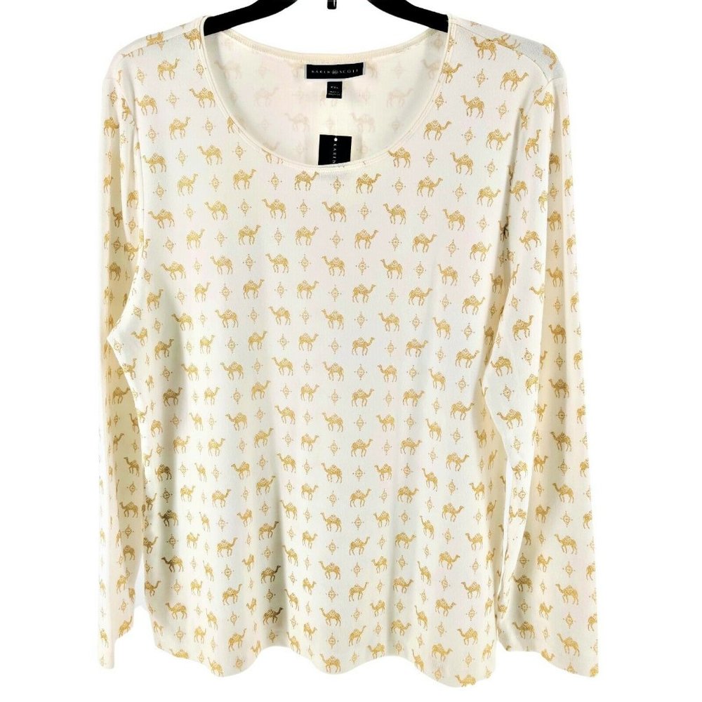 KAREN SCOTT PETITES  PM 3/4 SLEEVE